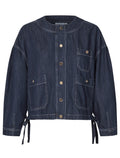 Masai Majynthera Jacket Navy Linen