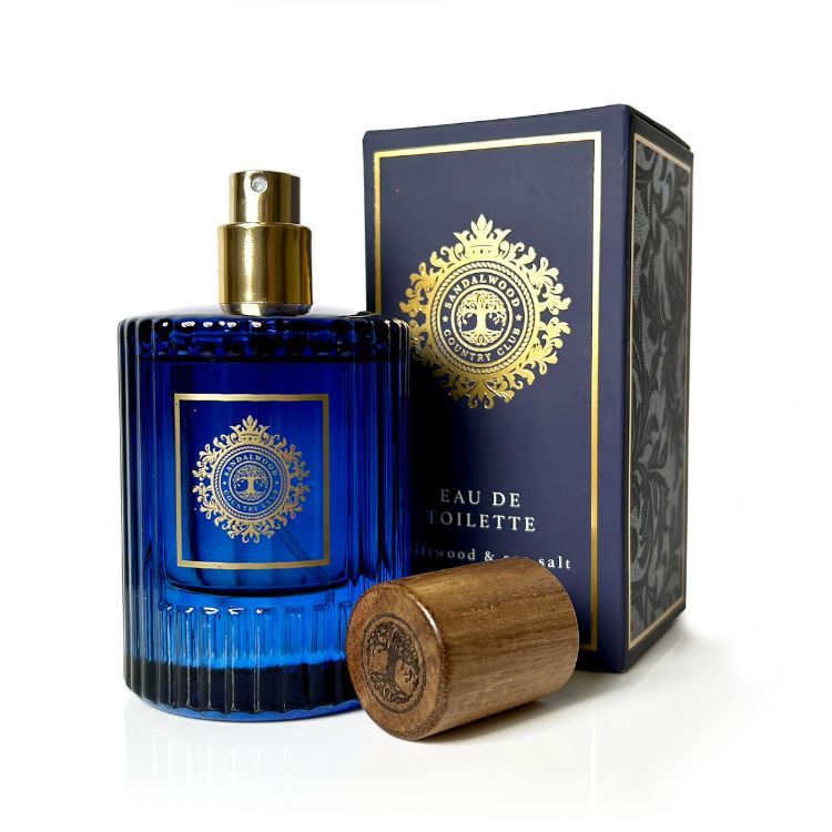Sandalwood Country Club Driftwood and Sea Salt EDT 50ml-Somerset Toiletries-White finn
