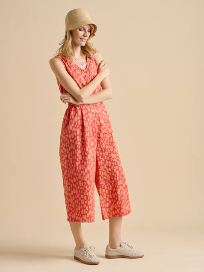 Brakeburn Sundown Jumpsuit-White finn