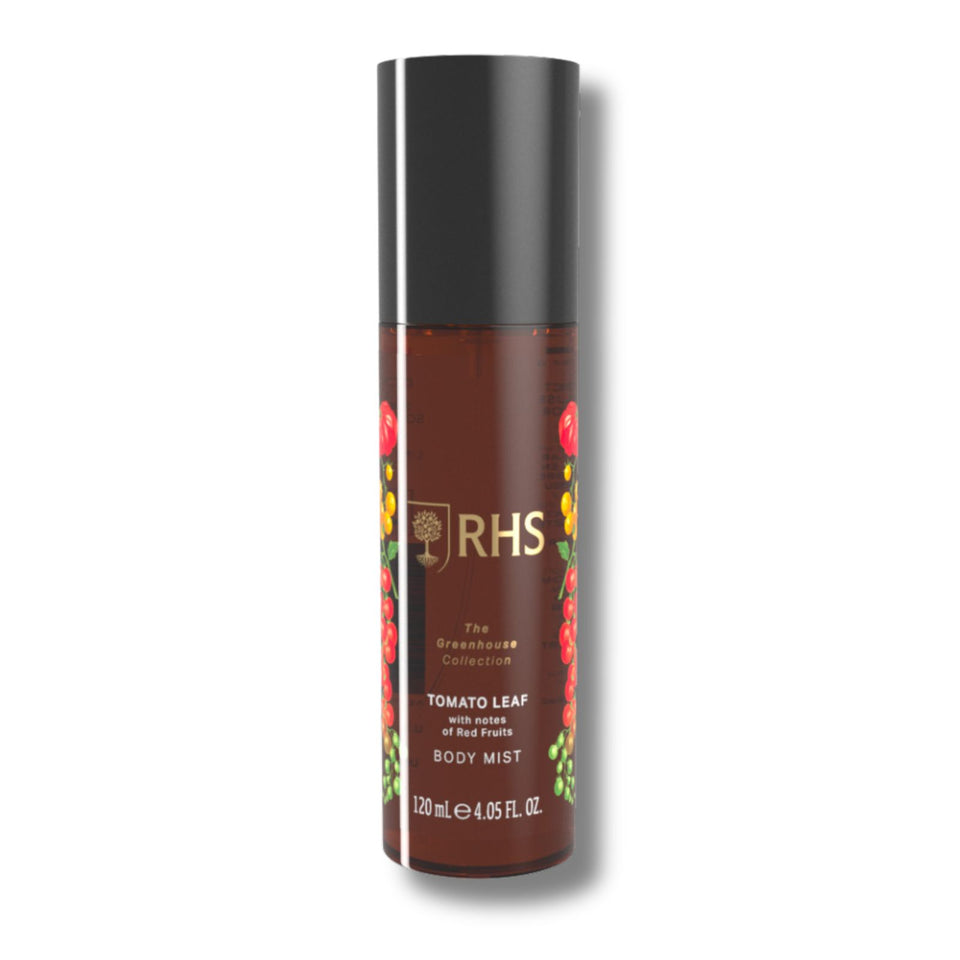RHS Greenhouse Tomato Leaf Body Mist 120ml-Body Care-White finn