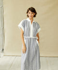 Masai Omarya Dress-Dress-XS-Blue Stripe-