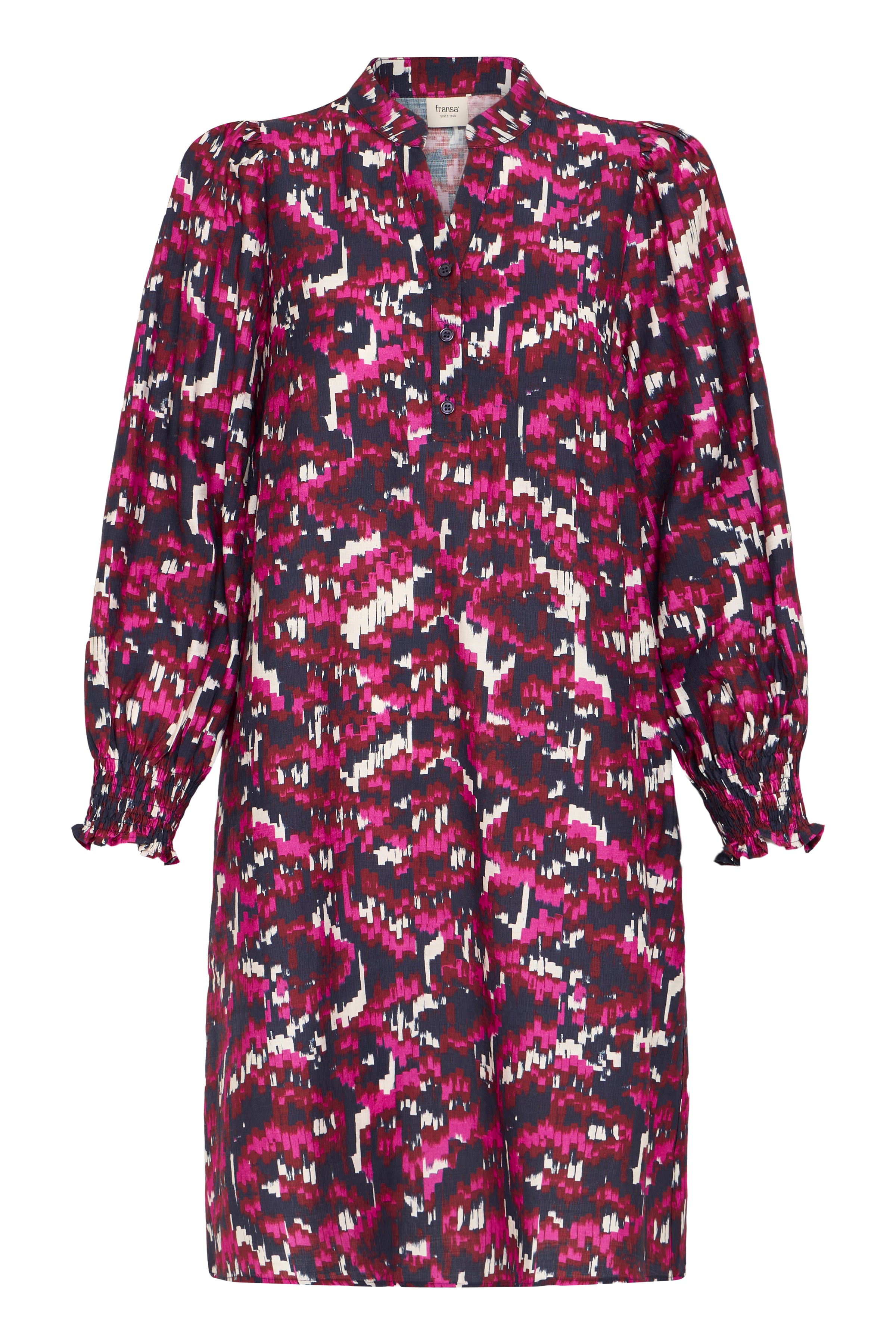 Fransa Frariana Dress 16-Fransa-White finn