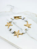 Envy White and Gold Star Bracelet 4822-Envy-White finn