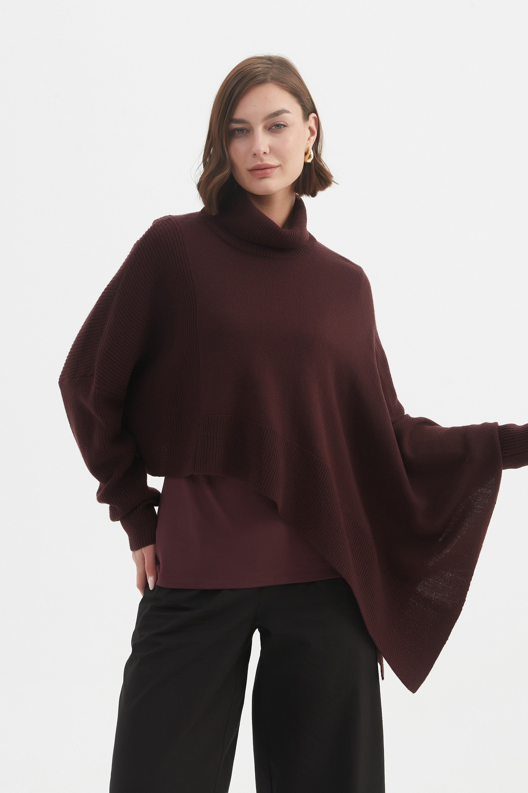 Tirelli Asymmetric Crop Knit