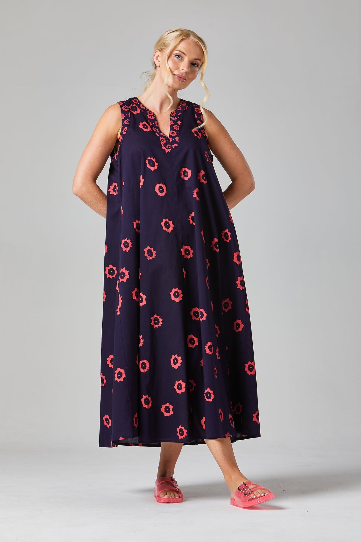 Alice Collins Patsy Dress-Dress-8-Rich Navy/Red-