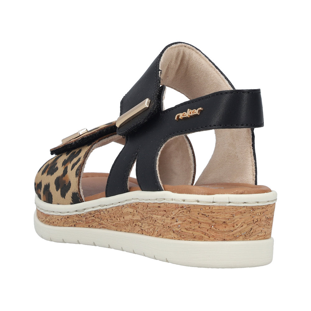 Rieker Contrast Sandal V4181-Rieker-White finn