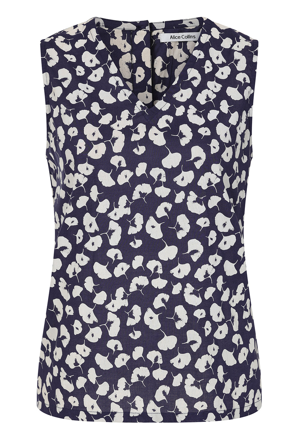 Alice Collins Crocus Top-Shirts & Tops-White finn