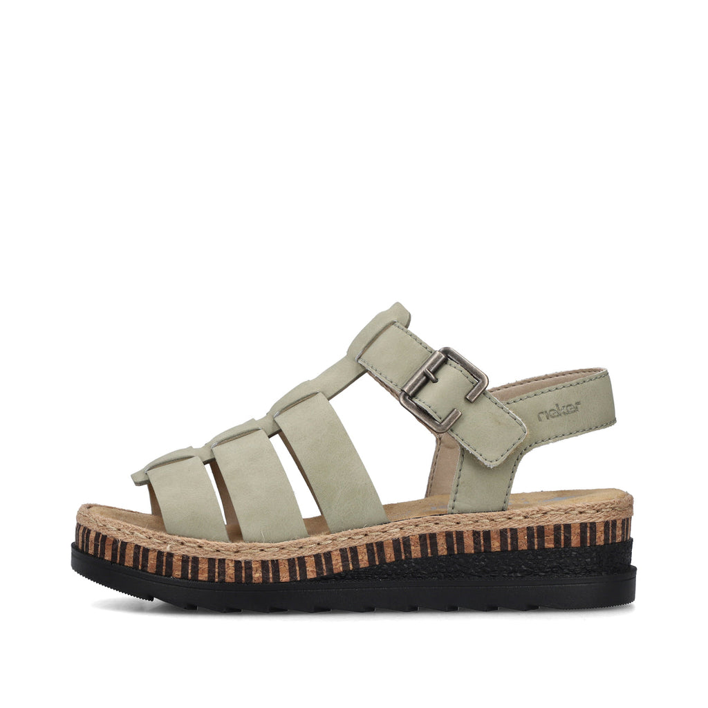 Rieker Black Sandal V7904-Rieker-White finn
