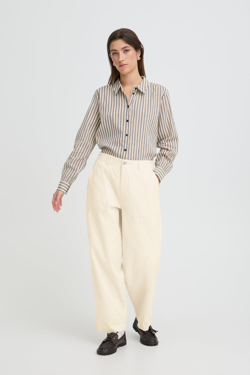 B young Byelma Pocket Trousers-b.young-White finn