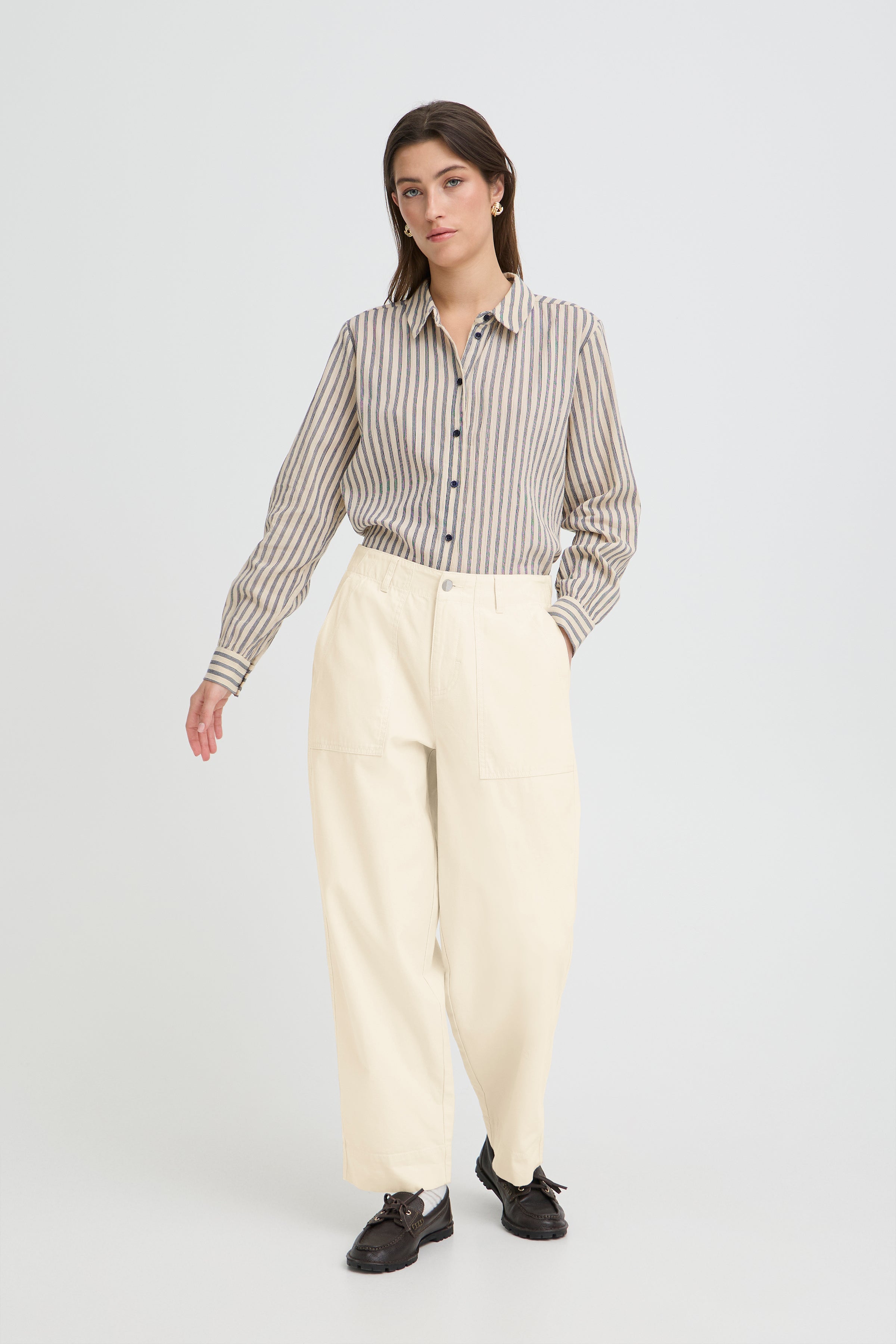B young Byelma Pocket Trousers-b.young-White finn