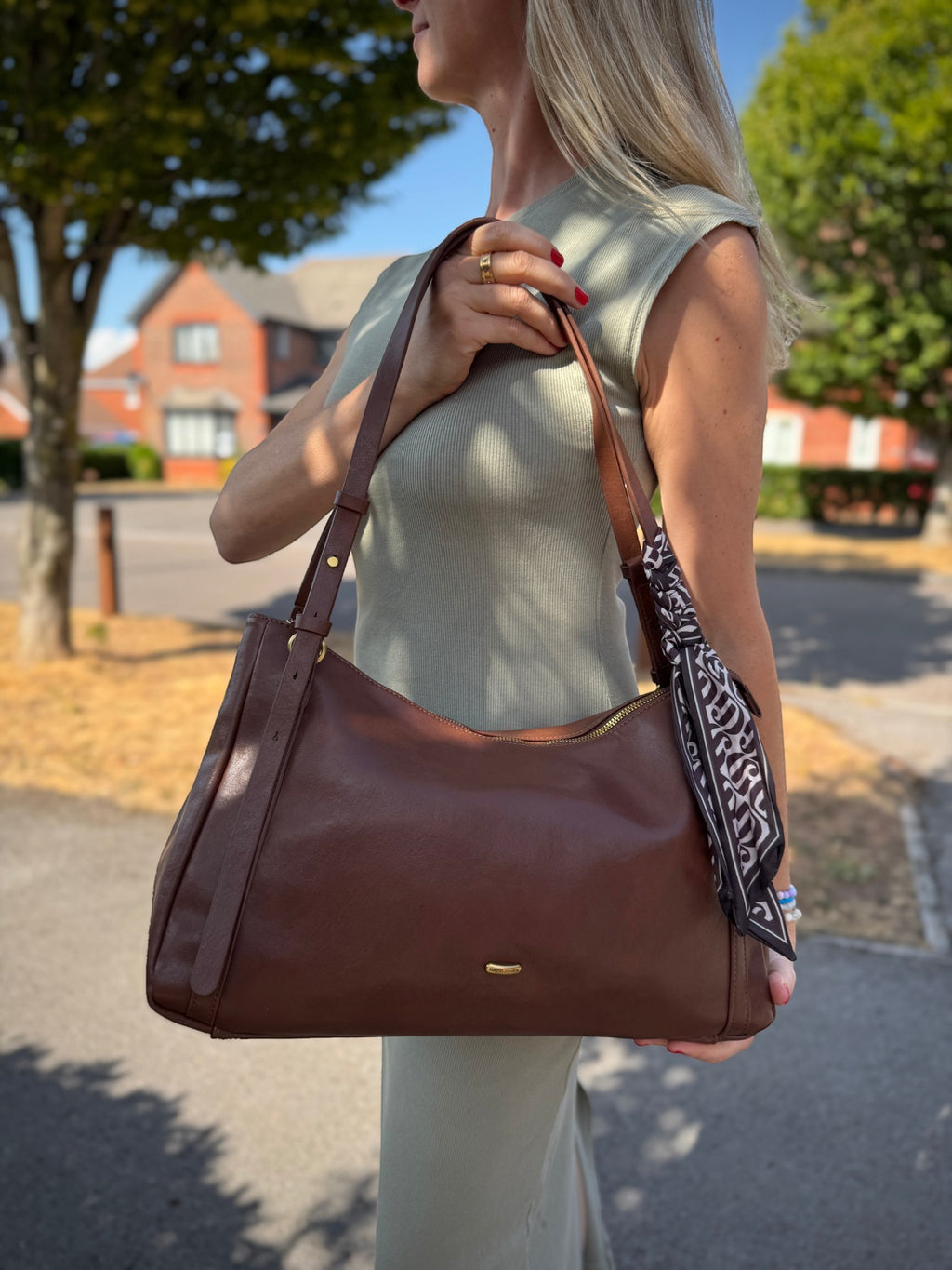 David Jones slouchy Shoulder Bag CM8677