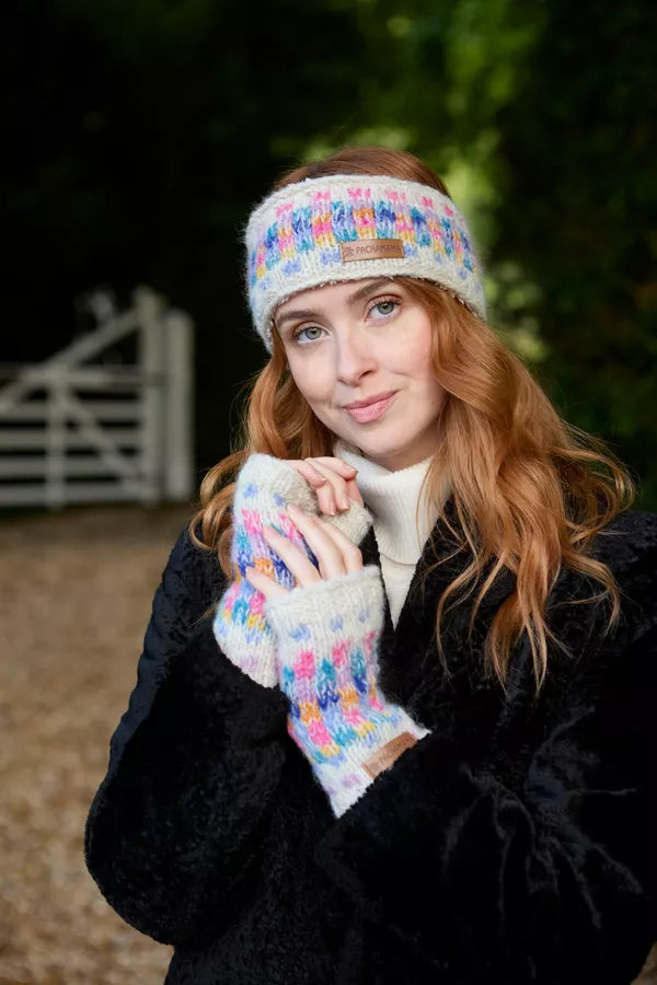 Pachamama Arundel Headband Oatmeal-Headband-White finn