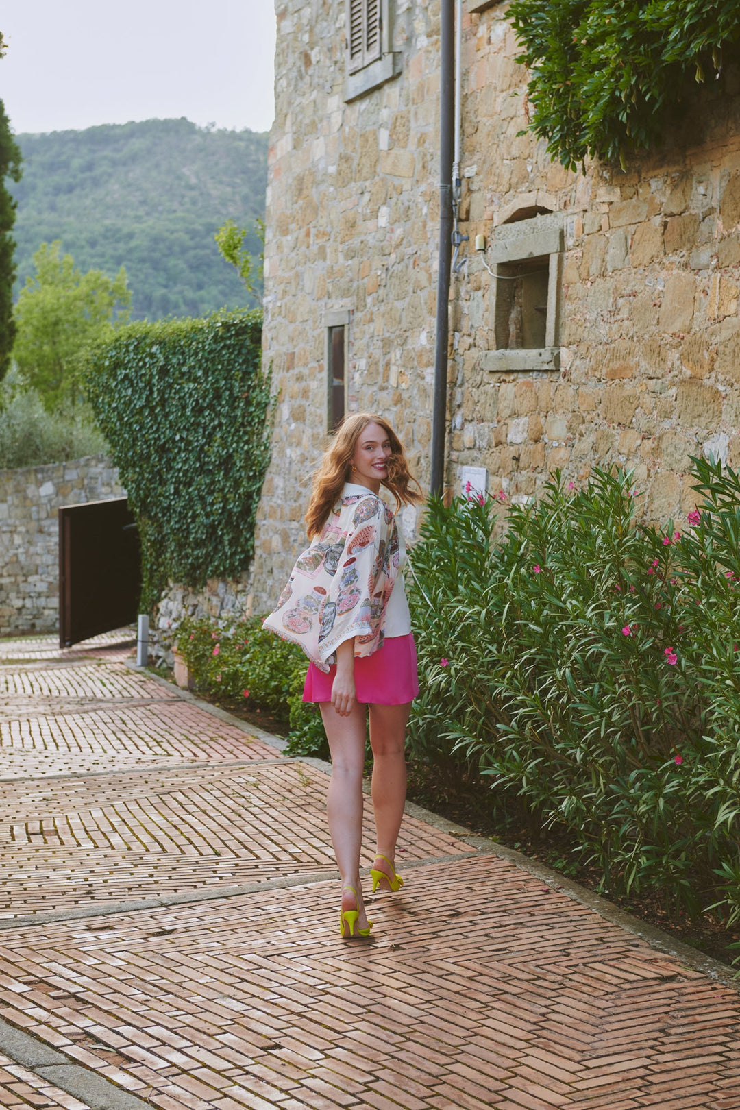 One Hundred Stars Perfume Bottles Blush Kimono