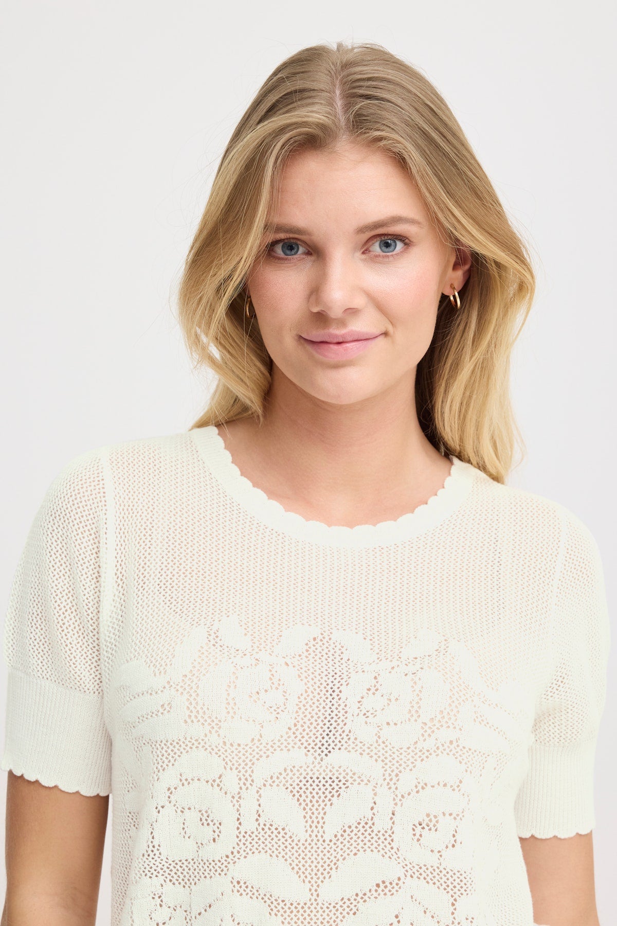 Fransa Frhedda Pullover-Shirts & Tops-White finn