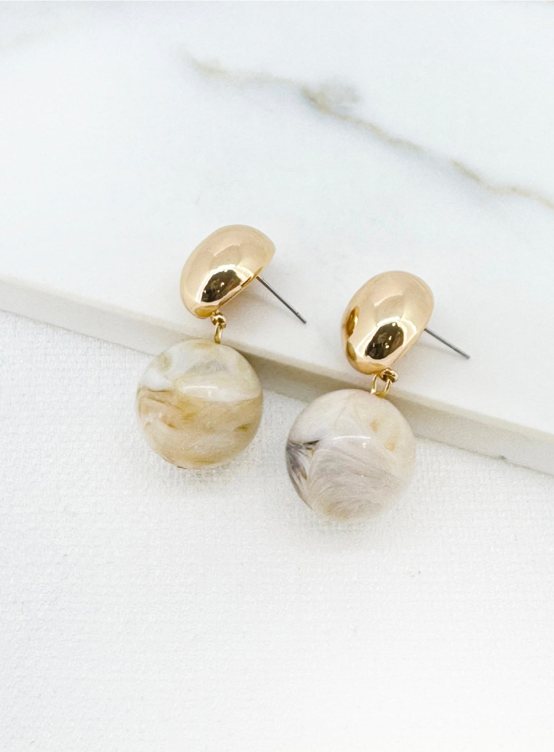 Envy Ball Drop Earrings 4862-Envy-White finn