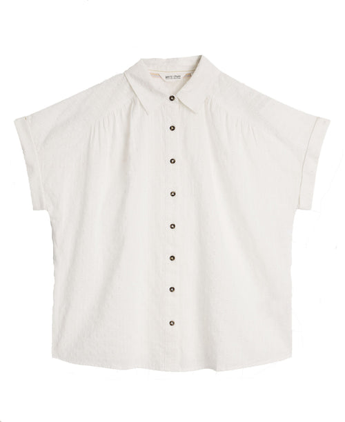 White Stuff Orla Button Through Shirt Brilliant White-Shirts & Tops-10-White-