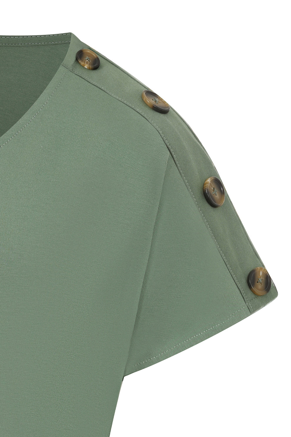 Alice Collins Button Shoulder Dress