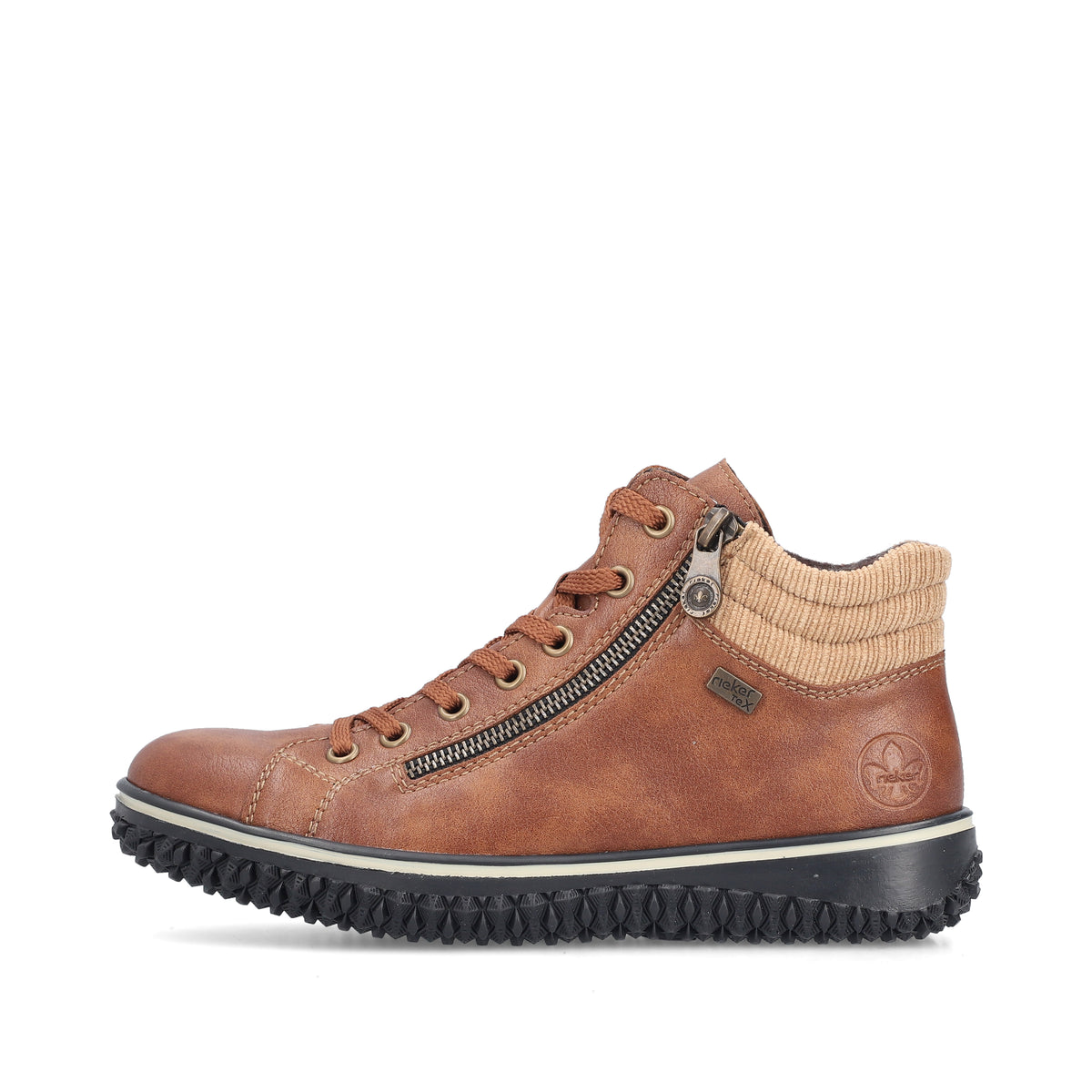 Rieker Tan Trainer Boot Z4263-Footwear-White finn