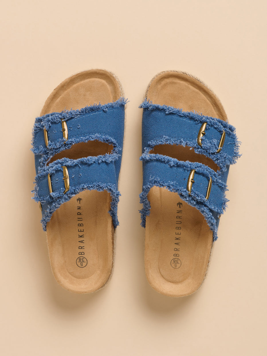 Brakeburn Denim Platform Sandal