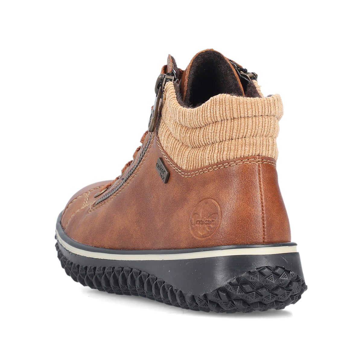 Rieker Tan Trainer Boot Z4263-Footwear-White finn