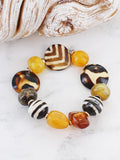 Elasticated Resin Bead Bracelet AY6607