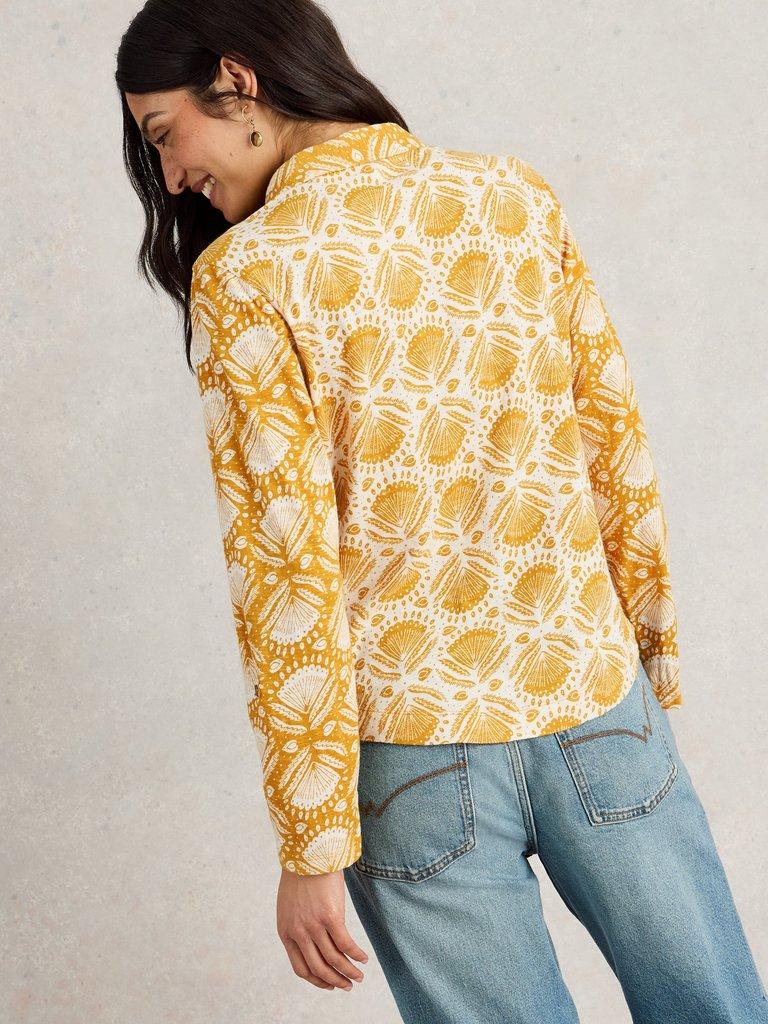 White Stuff Annie Jersey Shirt-Shirt-White finn