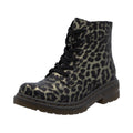Rieker Animal Print Boot 78240 -00-Footwear-White finn