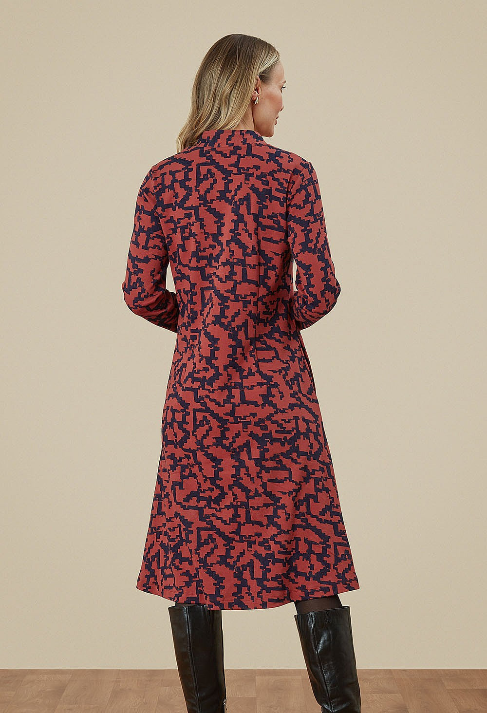 ADEL DRESS MAZE PRINT