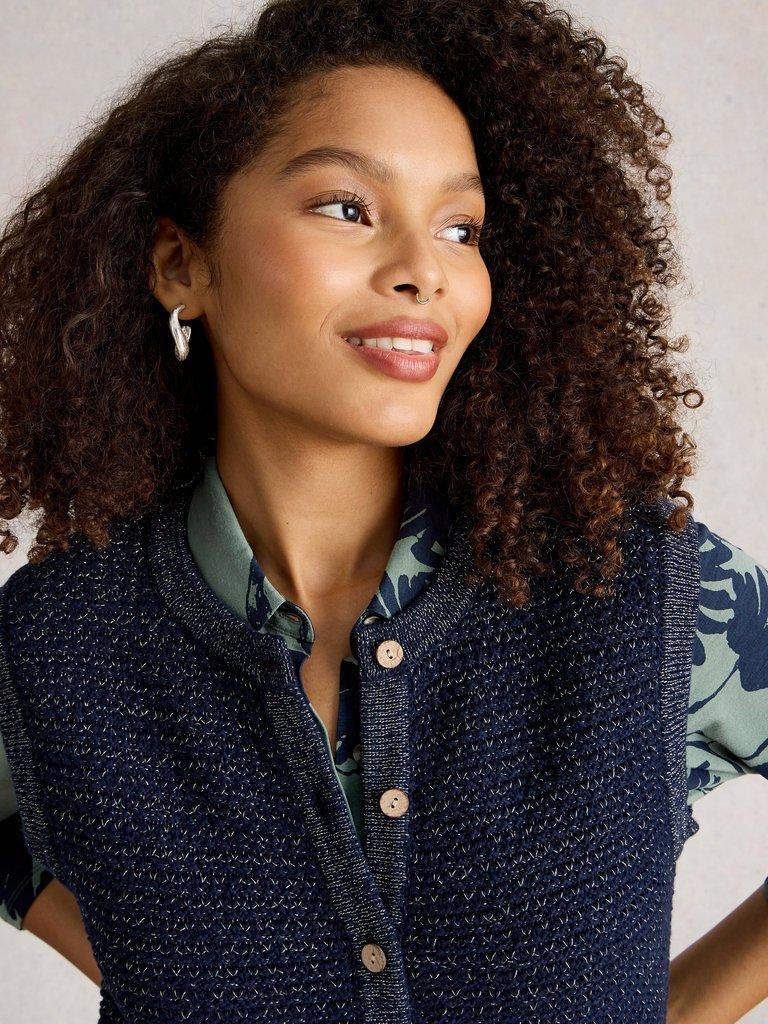 White Stuff Belle Sparkle Tank-Knitwear-White finn