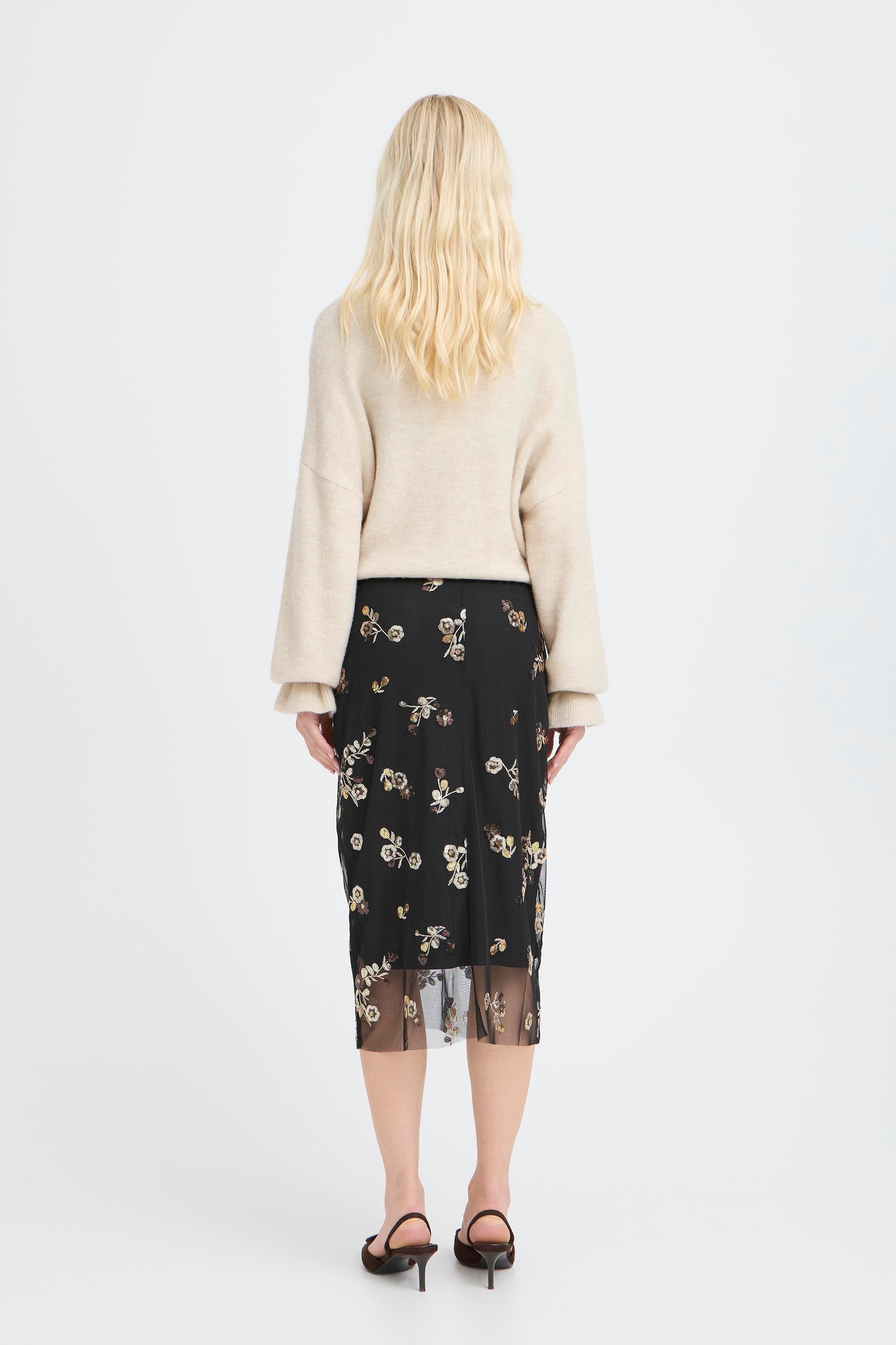 B young Byrenaz Pencil Skirt-Skirts-White finn