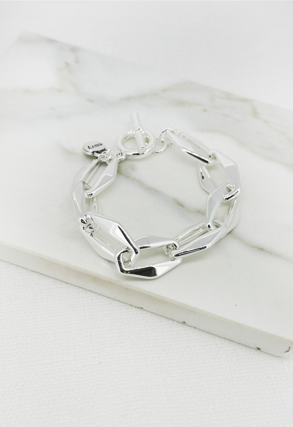 Envy Chunky Chain Bracelet 4761-Envy-White finn