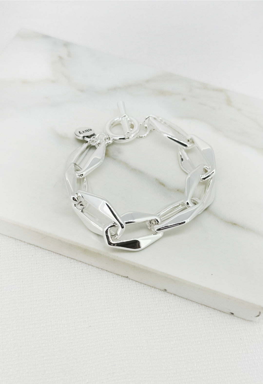 Envy Chunky Chain Bracelet 4761-Envy-White finn