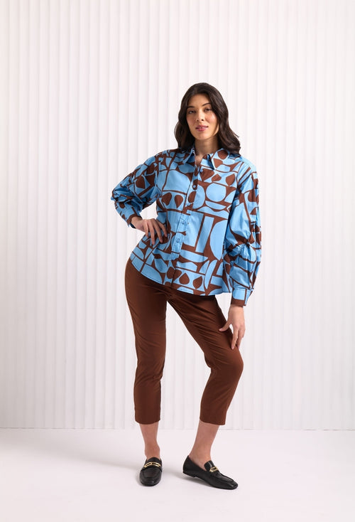 Foil Armed Dangerous Print Shirt