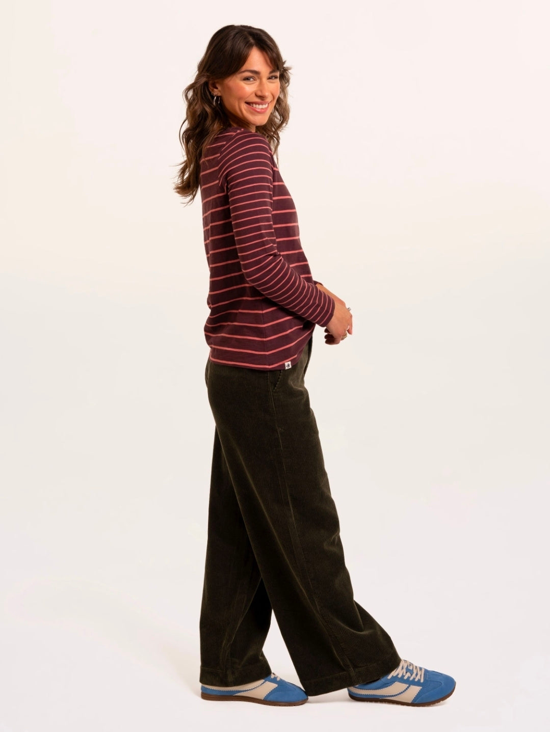 Brakeburn Branksome Thick and Thin Stripe T Shirt