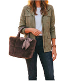 David Jones Faux Fur Grab Bag CM8654