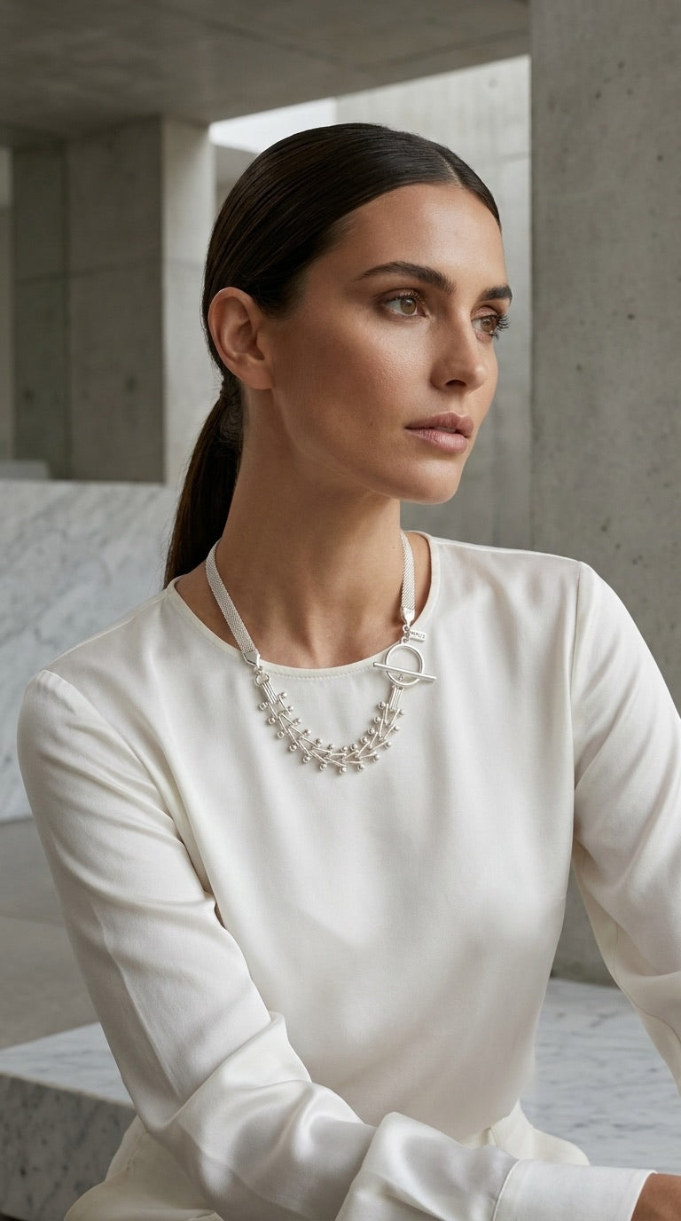 Envy Silver Necklace 4767