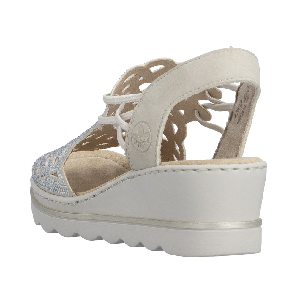 Rieker White Sandal 67465