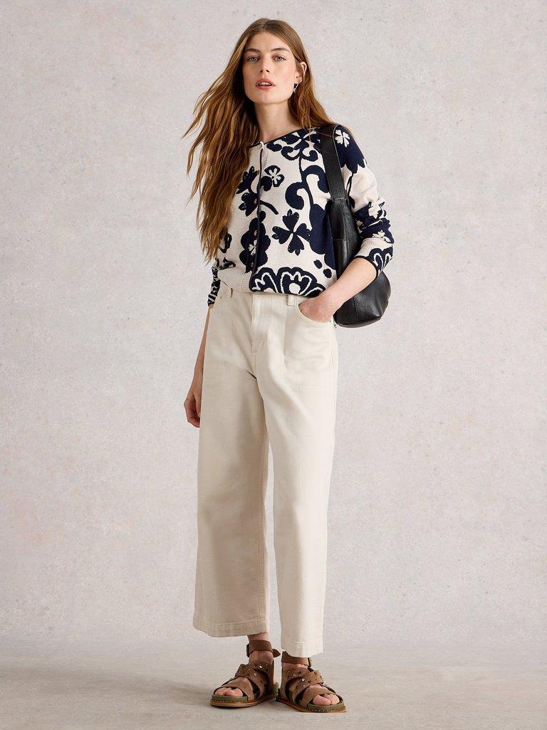White Stuff Lulu Print Cardigan