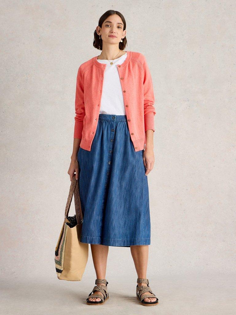 White Stuff Lulu Cardigan-White finn