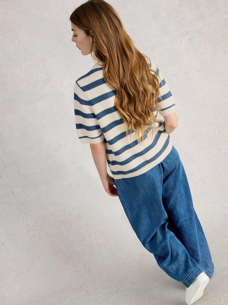 White Stuff ISABELLA SHORT SLEEVE CARDI-White Stuff-White finn