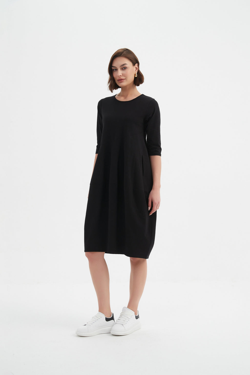 Tirelli Diagonal Seam Dress