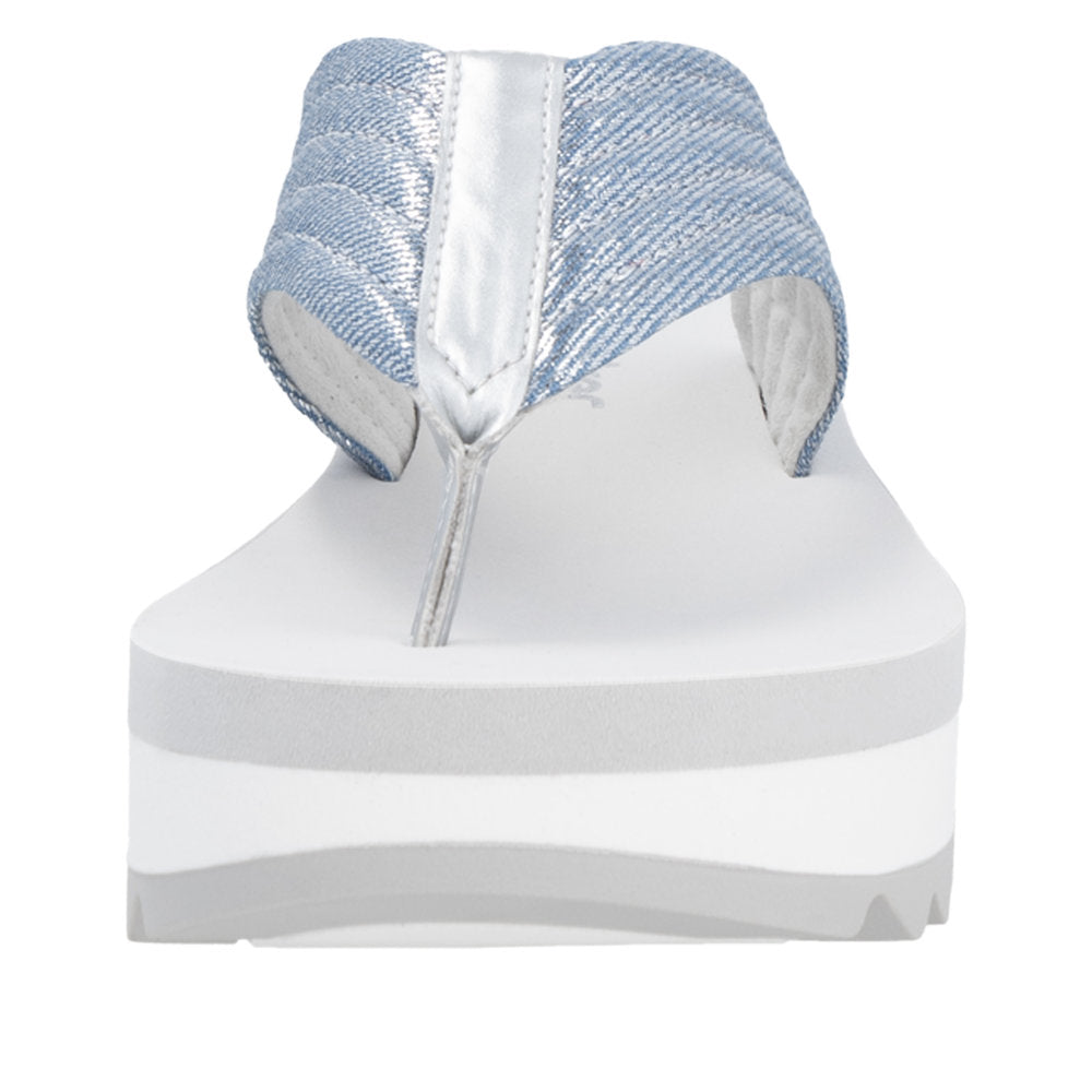Rieker Fitflop W3054-14-Footwear-White finn