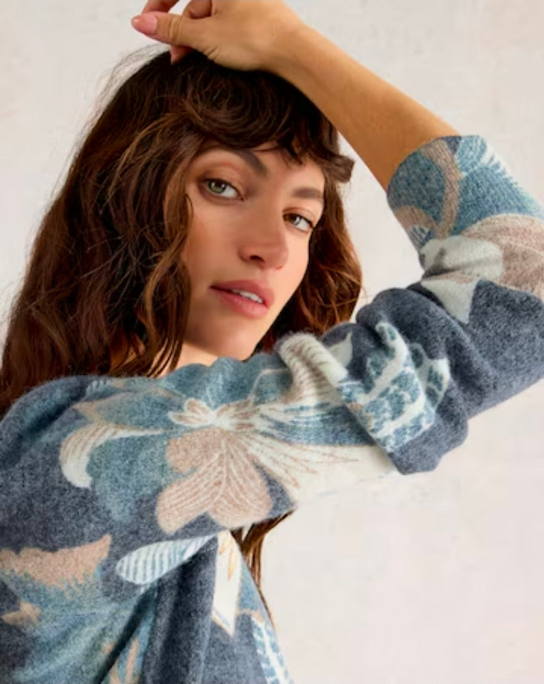 White Stuff Jodie Printed Foil Jumper