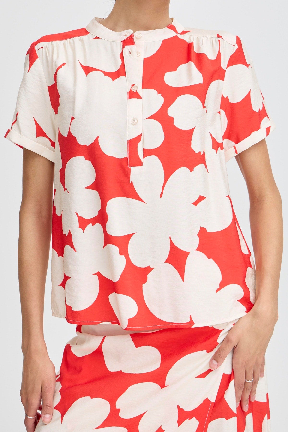 B young Byibine Shirt-White finn