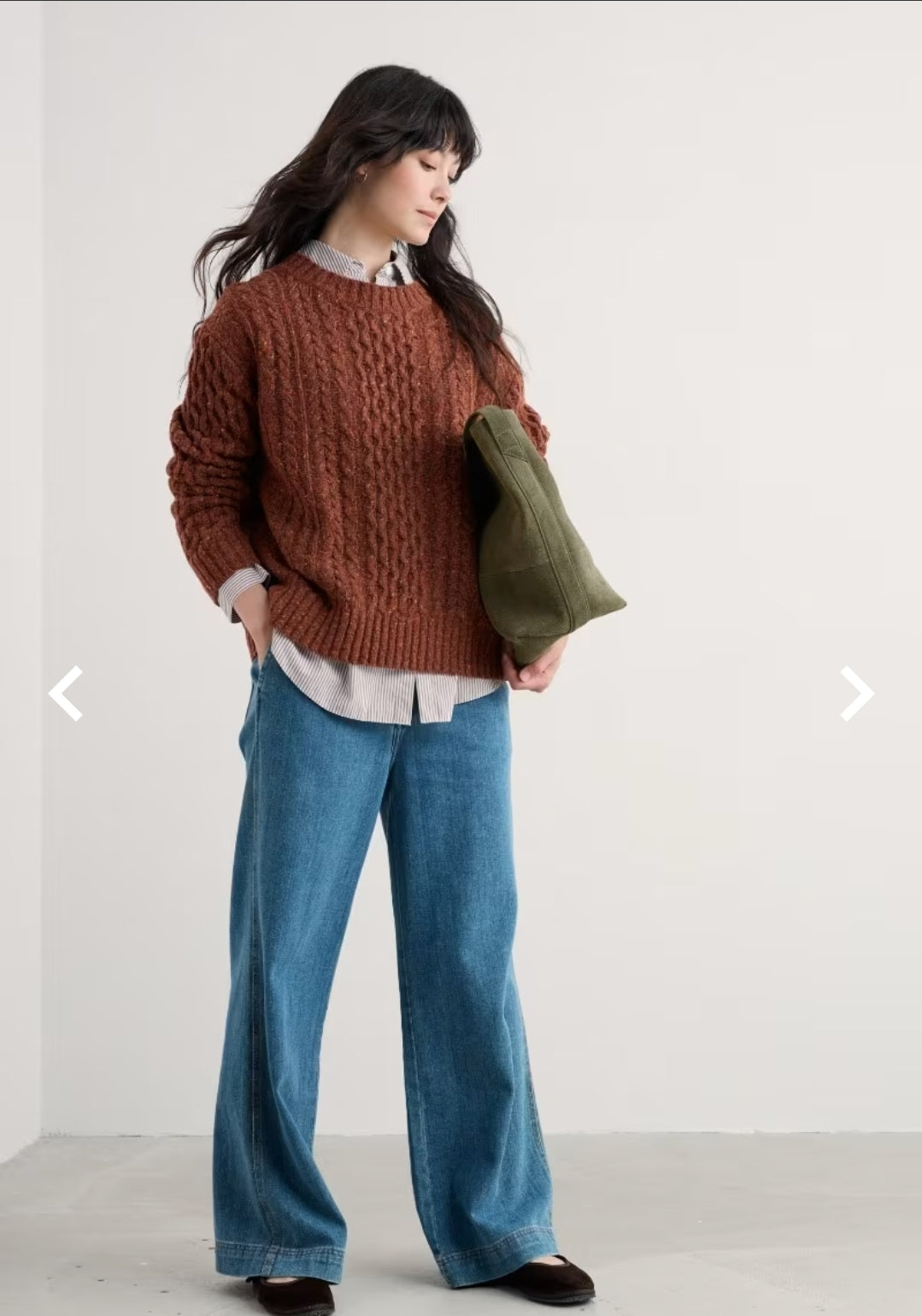 Seasalt Newlyn Cable Knit Jumper