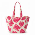 Ellie Beaumont Serendipity Cotton Shoulder Tote - Fuchsia Banana