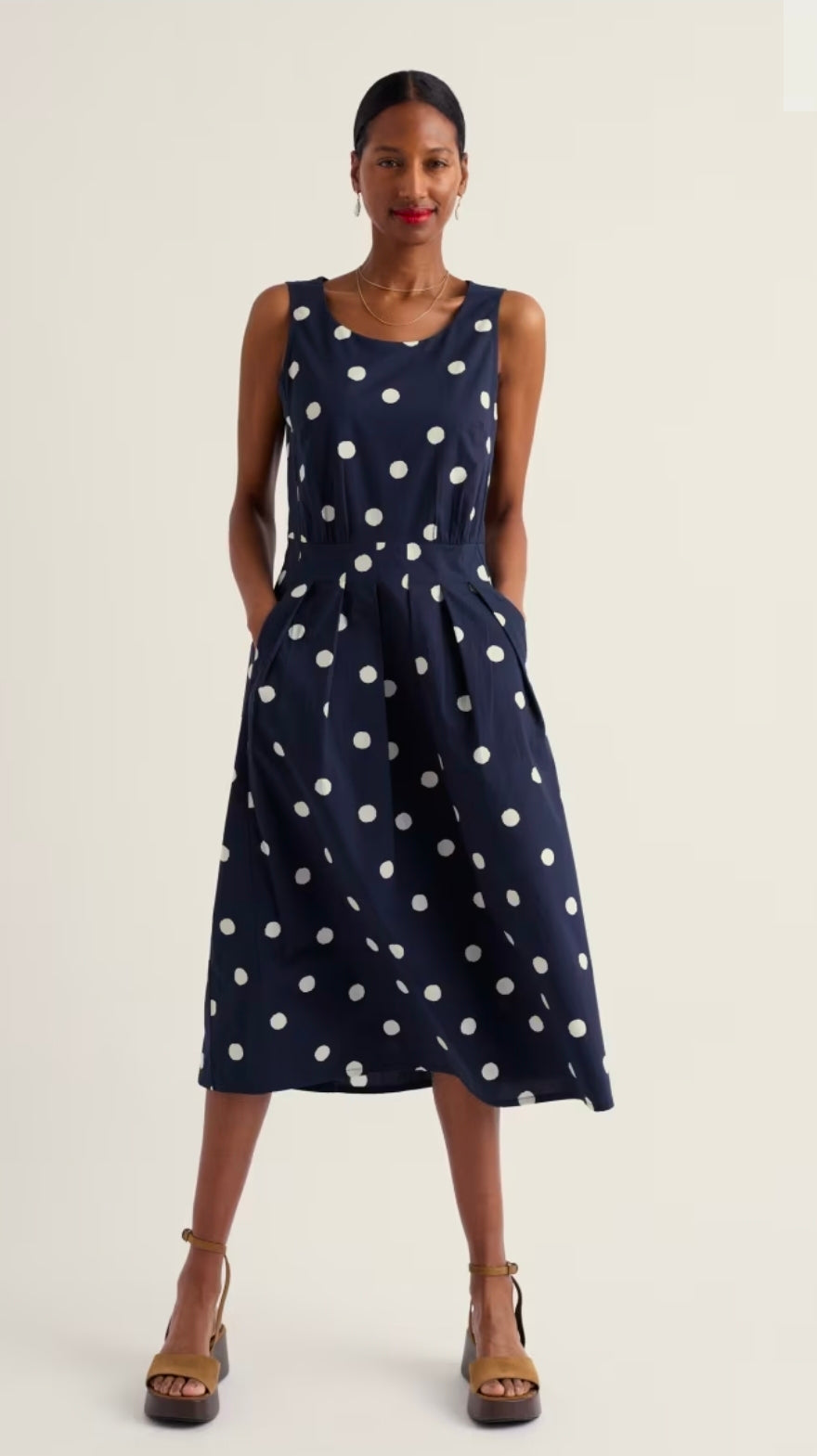 Seasalt Belle Fit-and-flare Midi Dress-10-