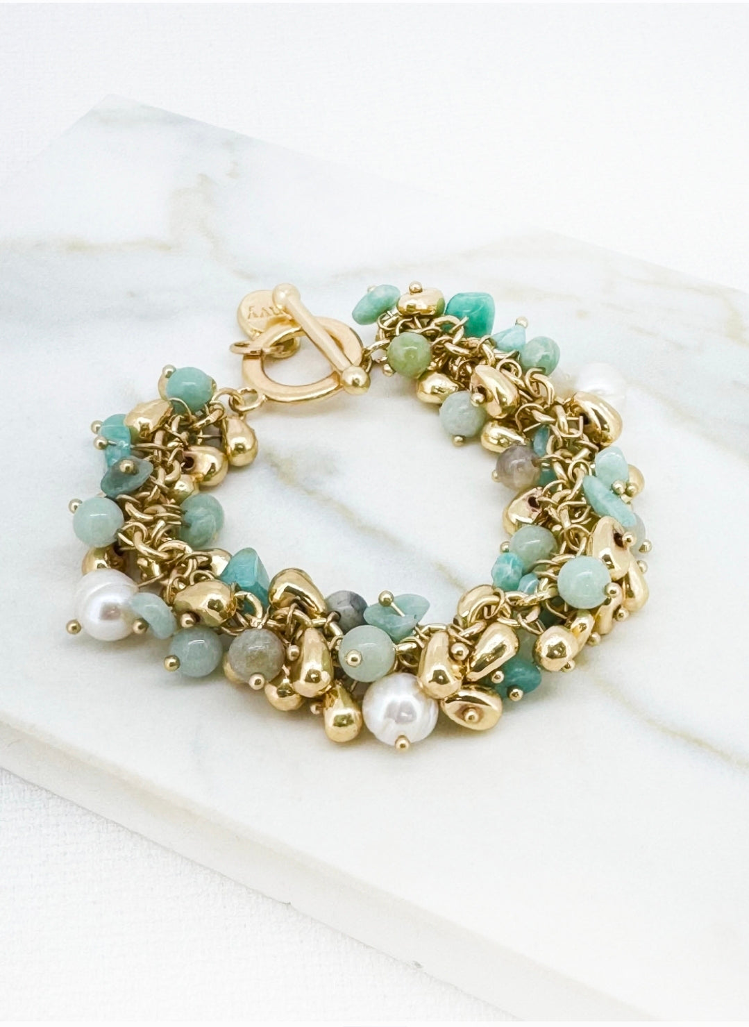 Envy Cluster Bead Bracelet 4888-Envy-White finn