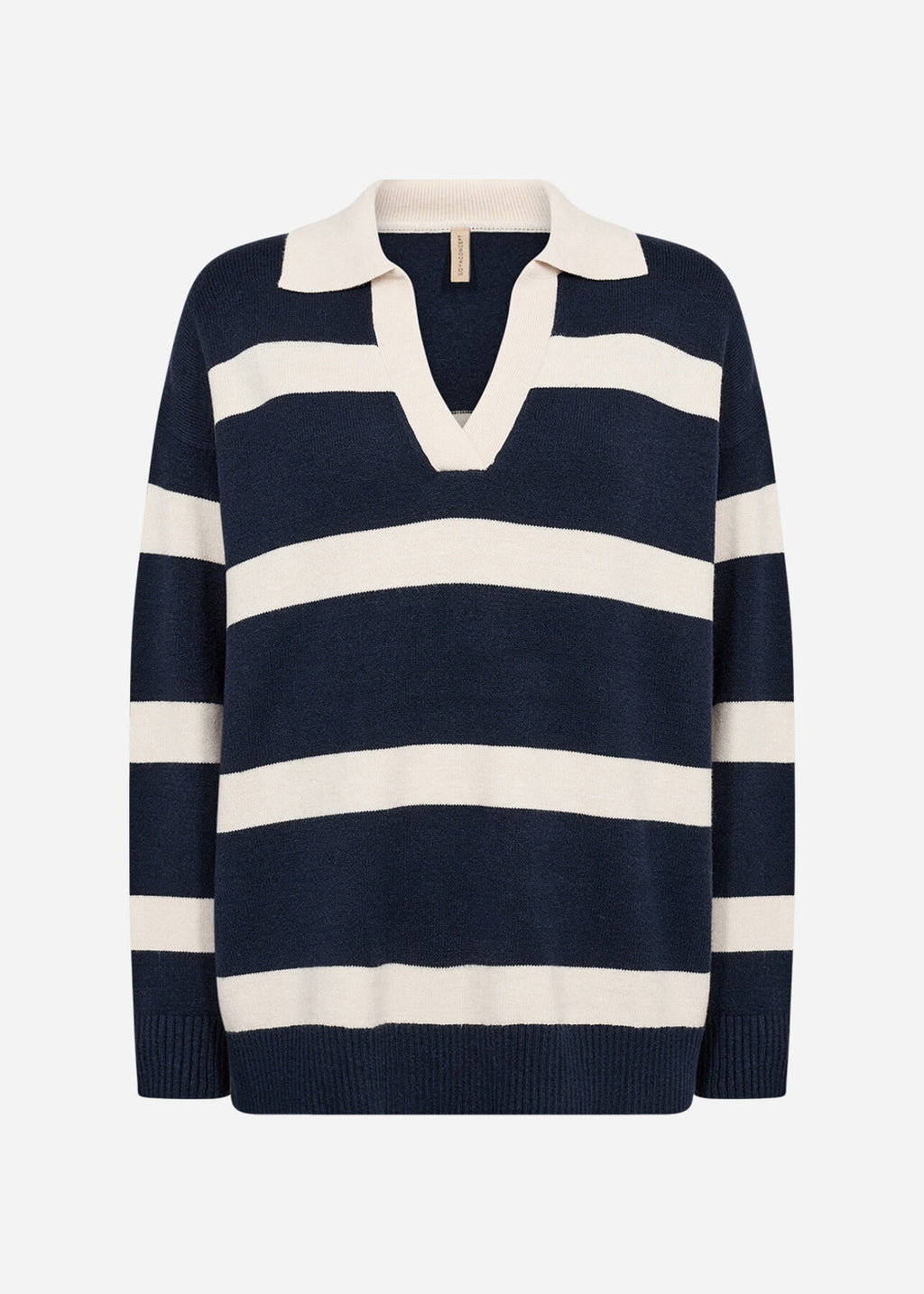 Soya Concept Kanita Stripe 32 Pullover-Soya Concept-White finn