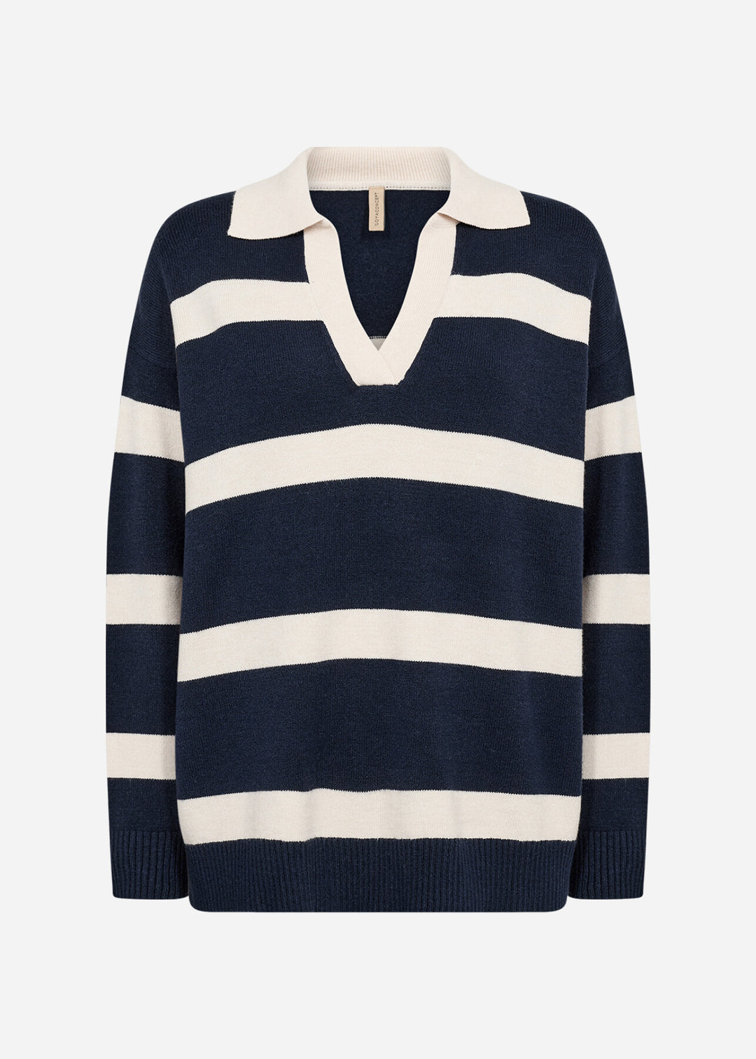Soya Concept Kanita Stripe 32 Pullover-Soya Concept-White finn